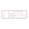Nevs CMA Hourly IV Tubing Label - I.V. Set 24 Hours 15/16" x 3" White w/Red NTUBE-24 - alternate 1